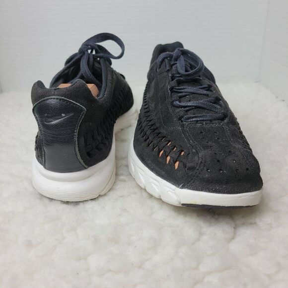 Nike Air Mayfly Woven QS Quick Strike Men's Sneaker Size 9.5 Black Suede Shoes - Picture 7 of 10